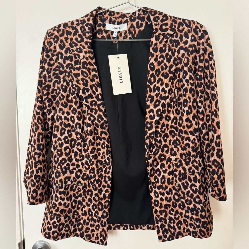 Likely leopard blazer